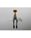 SIT DOWN- FIGURA -GRIS/NARANJA